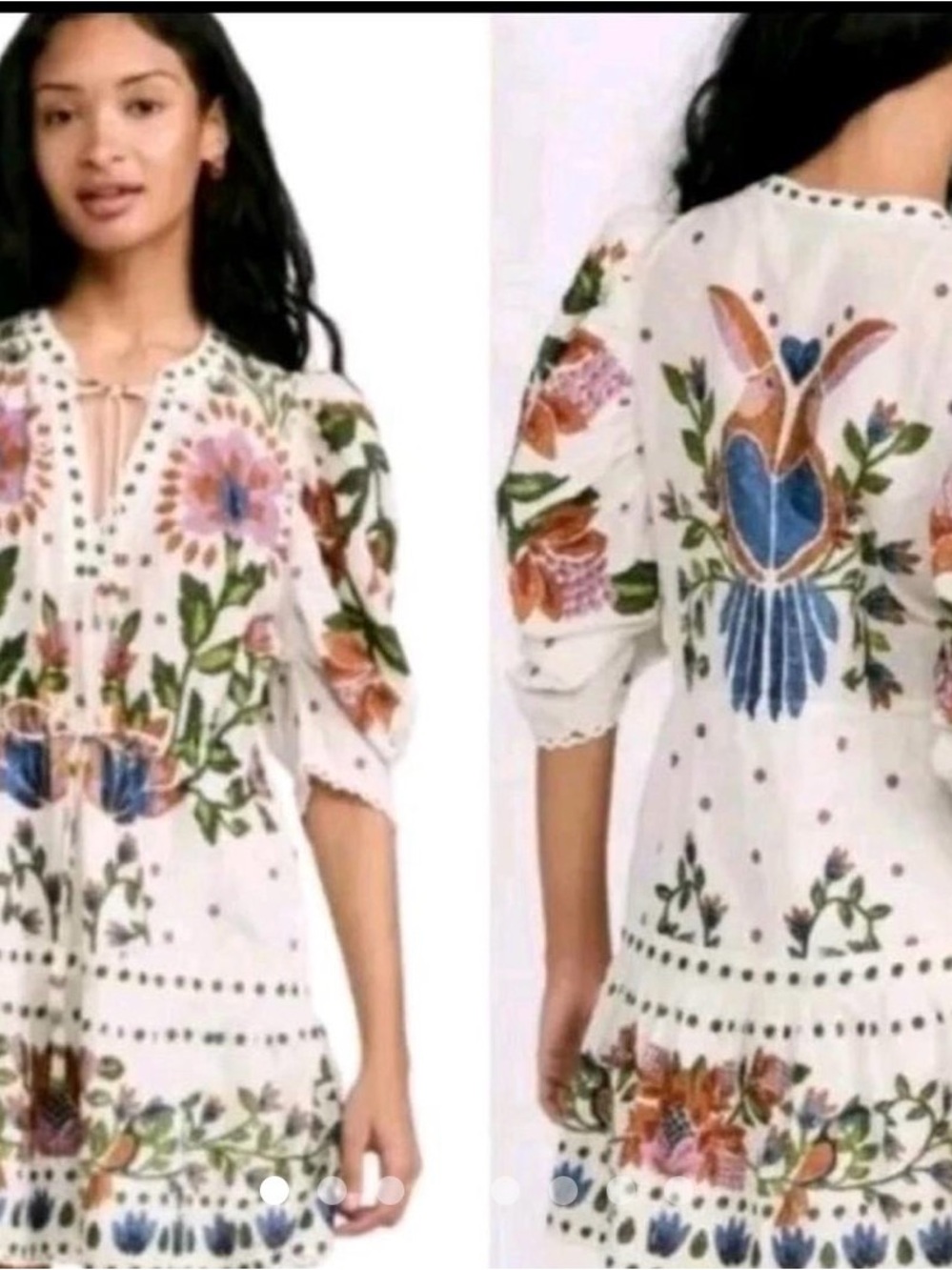 farm Rio Summer Garden Minidress - small